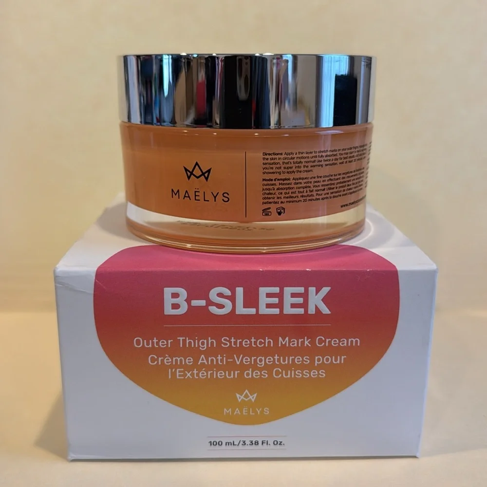 MAELYS B-Sleek B-SLEEK Outer Thigh Stretch Mark Cream 3.38oz NIB Sealed $49